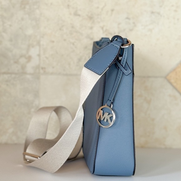 Michael Kors Jet Set Travel Small Shoulder Crossbody Bag Denim - Picture 6 of 16